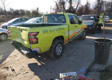 2022 Nissan Frontier King Cab S 4X2 z USA, uszkodzony, nr VIN 1N6ED1CL7NN657536